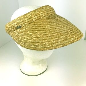 Scala Straw Visor Collezione Adjustable OSFM